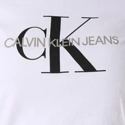 De gros ✨ Tee 👚 Shirt Femme Core Monogram Logo 7878 Blanc de Calvin Klein 🤩 -France Calvin Klein Soldes 2024 calvin klein 143185 j20j207878 112 noosfw18 20180903T152426 03