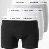 Meilleur prix 😀 Lot De 3 Boxers Cotton Stretch U2662G Noir Gris Blanc de Calvin Klein 🎁