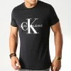 Tout neuf 😍 Tee 👚 Shirt Monogram 4314 Noir de Calvin Klein 🎁