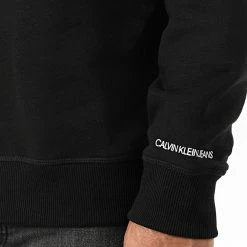 Nouveau 🔔 Sweat Crewneck CK Essential 4536 Noir de Calvin Klein 🤩 -France Calvin Klein Soldes 2024 calvin klein 203661 J30J314536 BAE 20191113T170016 04