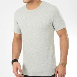 Meilleure vente 🛒 Lot De 2 Tee 👕 Shirts NB2221A Noir Gris Chiné de Calvin Klein 😍 -France Calvin Klein Soldes 2024 calvin klein 208867 000NB2221A BHY 20200116T141949 04