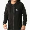 Offres ✨ Sweat Zippé Capuche Full Zip 1865E Noir de Calvin Klein 👍