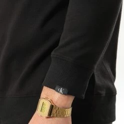 Offres ✨ Sweat Zippé Capuche Full Zip 1865E Noir de Calvin Klein 👍 -France Calvin Klein Soldes 2024 calvin klein 210282 000NM1865E 001 NOOSSS20 20200130T140542 04