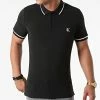 Nouveau ⌛ Polo Manches Courtes Slim Tipping 5603 Noir de Calvin Klein 😍