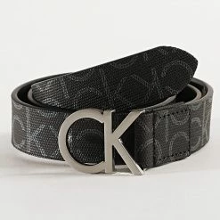 Sortie ❤️ Ceinture Mono 6446 Noir de Calvin Klein 🔥
