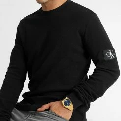 Coupon 🔔 Sweat Crewneck BEH 6610 Noir de Calvin Klein 👍 -France Calvin Klein Soldes 2024 calvin klein 238799 J30J316610 BEH 20221102T121903 03