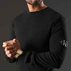 Coupon 🔔 Sweat Crewneck BEH 6610 Noir de Calvin Klein 👍 -France Calvin Klein Soldes 2024 calvin klein 238799 J30J316610 BEH TPDT 20210127T104406 06