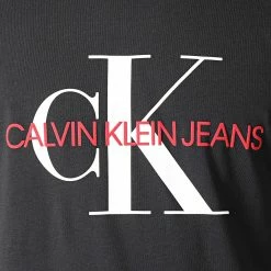Grosses soldes 🛒 Tee 👚 Shirt Manches Longues Monogram 9224 Noir de Calvin Klein ❤️ -France Calvin Klein Soldes 2024 calvin klein 244437 J30J319224 BEH 20201216T094323 02