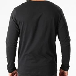 Grosses soldes 🛒 Tee 👚 Shirt Manches Longues Monogram 9224 Noir de Calvin Klein ❤️ -France Calvin Klein Soldes 2024 calvin klein 244437 J30J319224 BEH 20201216T094326 04