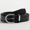 Le moins cher ⭐ Ceinture Femme Round Belt 8111 Noir de Calvin Klein 😉