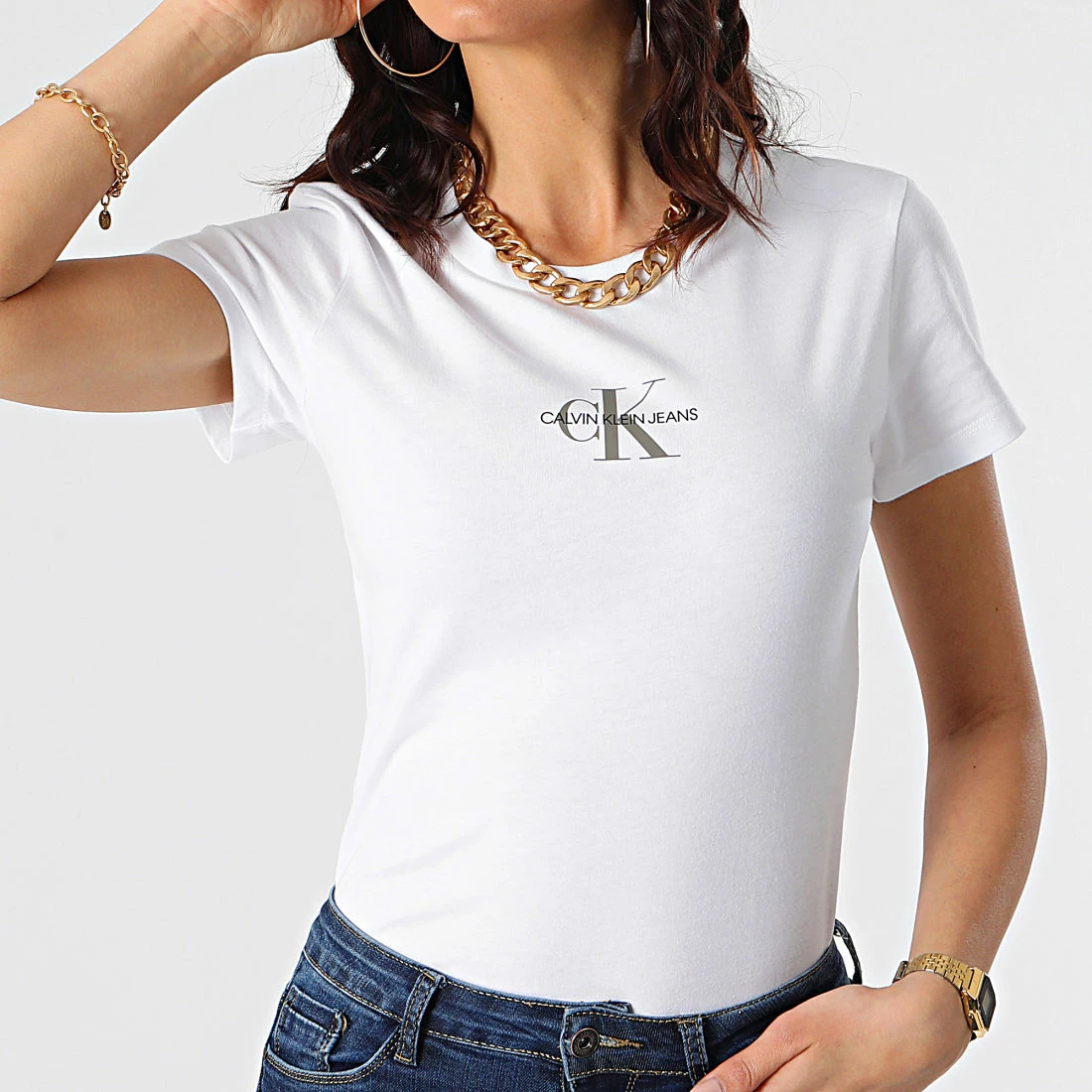 Les meilleures critiques de 😀 Tee 👕 Shirt Femme Monogram Classic 6577 Blanc de Calvin Klein 🔥 2 Les meilleures critiques de 😀 Tee 👕 Shirt Femme Monogram Classic 6577 Blanc de Calvin Klein 🔥 – Image 2