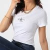 Les meilleures critiques de 😀 Tee 👕 Shirt Femme Monogram Classic 6577 Blanc de Calvin Klein 🔥