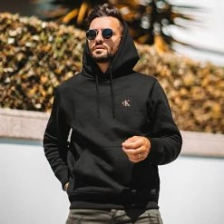 Promo 😍 Sweat Capuche 9789 Noir Doré de Calvin Klein ✔️ -France Calvin Klein Soldes 2024 calvin klein 255977 FAB J30J319789 BEH 20210419T151847 07