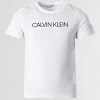 De gros 😀 Tee 👚 Shirt Enfant Institutional 0347 Blanc de Calvin Klein 👏