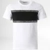 Bon marché 🛒 Tee 👚 Shirt Enfant Tape Colour Block 0700 Blanc de Calvin Klein ✔️