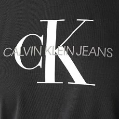 Remise 🔥 Tee 👚 Shirt Femme Monogram 6248 Noir de Calvin Klein 🔥 -France Calvin Klein Soldes 2024 calvin klein 265706 J20J216248 BEH 20210521T122641 02