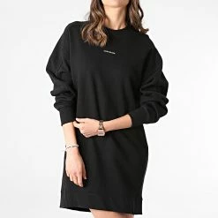 Les meilleures critiques de 🎉 Sweat Robe Crewneck Femme Micro Branding 6514 Noir de Calvin Klein 🌟 -France Calvin Klein Soldes 2024 calvin klein 265753 J20J216514 BEH 20210521T161737 03