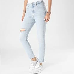 Acheter 💯 Jean Femme Skinny 7152 Bleu Wash de Calvin Klein 👍