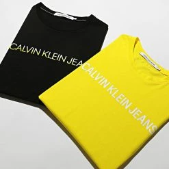 Nouveau ⌛ Tee 👚 Shirt Mixed Institutional Techniq 8203 Noir Jaune de Calvin Klein 🎉 7 Nouveau ⌛ Tee 👚 Shirt Mixed Institutional Techniq 8203 Noir Jaune de Calvin Klein 🎉 -France Calvin Klein Soldes 2024 calvin klein 266809 J30J318203 BEH 20210521T160835 05