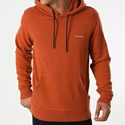 Coupon ⭐ Sweat Capuche Small Chest Logo 7165 Orange de Calvin Klein 🔔 -France Calvin Klein Soldes 2024 calvin klein 268727 K10K107165 GPC 20210603T160451 03