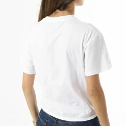 Meilleure affaire 🧨 Tee 👚 Shirt Femme Knotted 7181 Blanc de Calvin Klein 🥰 -France Calvin Klein Soldes 2024 calvin klein 270177 J20J217181 YAF 20210621T101252 04