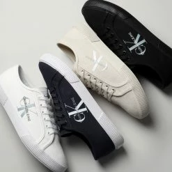 Meilleure affaire 😀 Baskets Vulcanized 0254 Bright White de Calvin Klein 🛒 -France Calvin Klein Soldes 2024 calvin klein 270717 YM0YM00254 YAF 20210623T091930 05