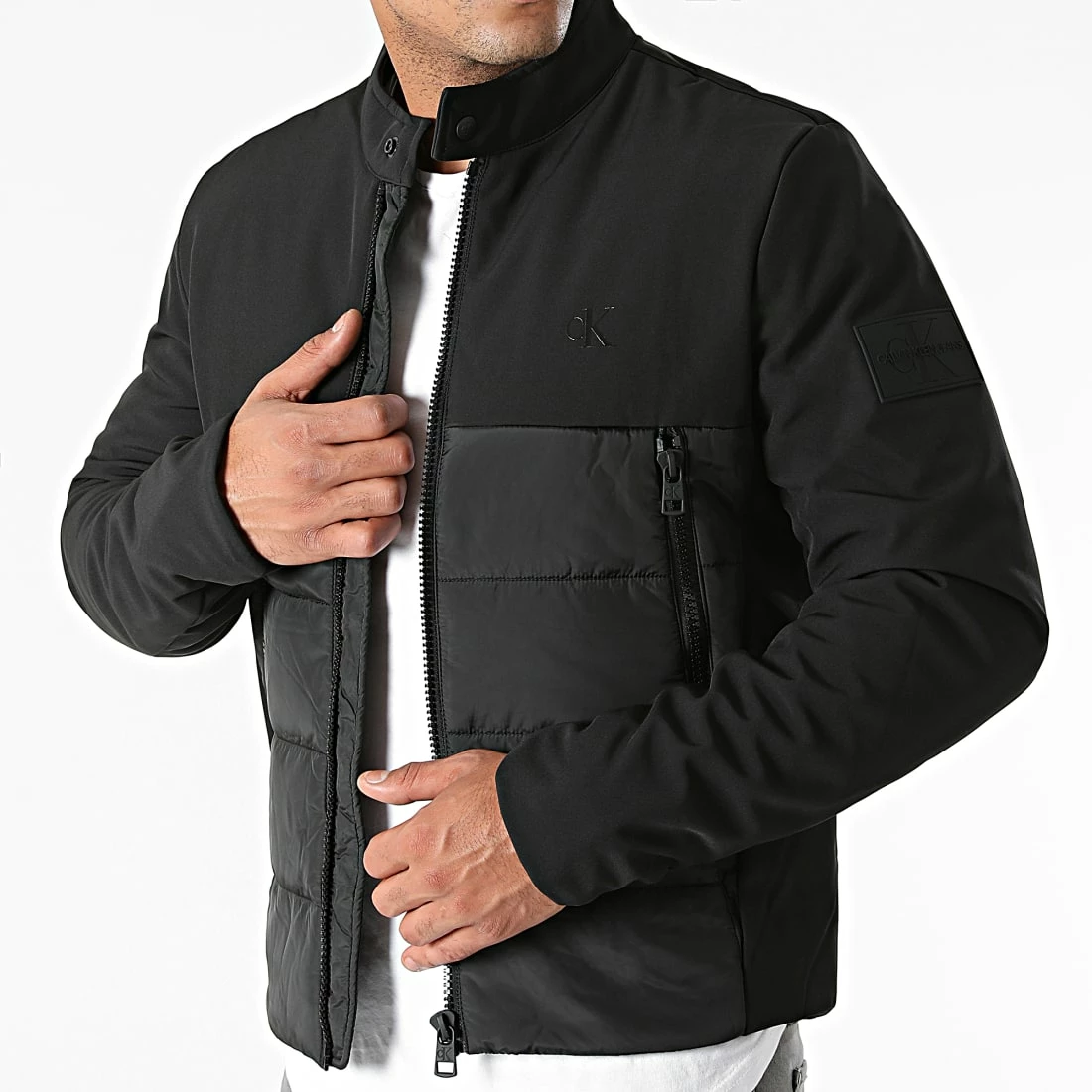 Budget 🧨 Veste Zippée Moto 8218 Noir de Calvin Klein ⌛ 1 Budget 🧨 Veste Zippée Moto 8218 Noir de Calvin Klein ⌛