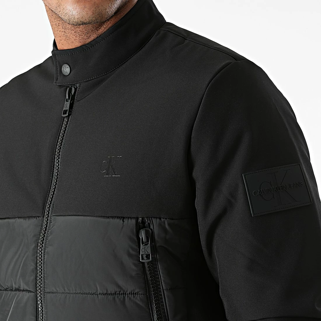Budget 🧨 Veste Zippée Moto 8218 Noir de Calvin Klein ⌛ 2 Budget 🧨 Veste Zippée Moto 8218 Noir de Calvin Klein ⌛ – Image 2