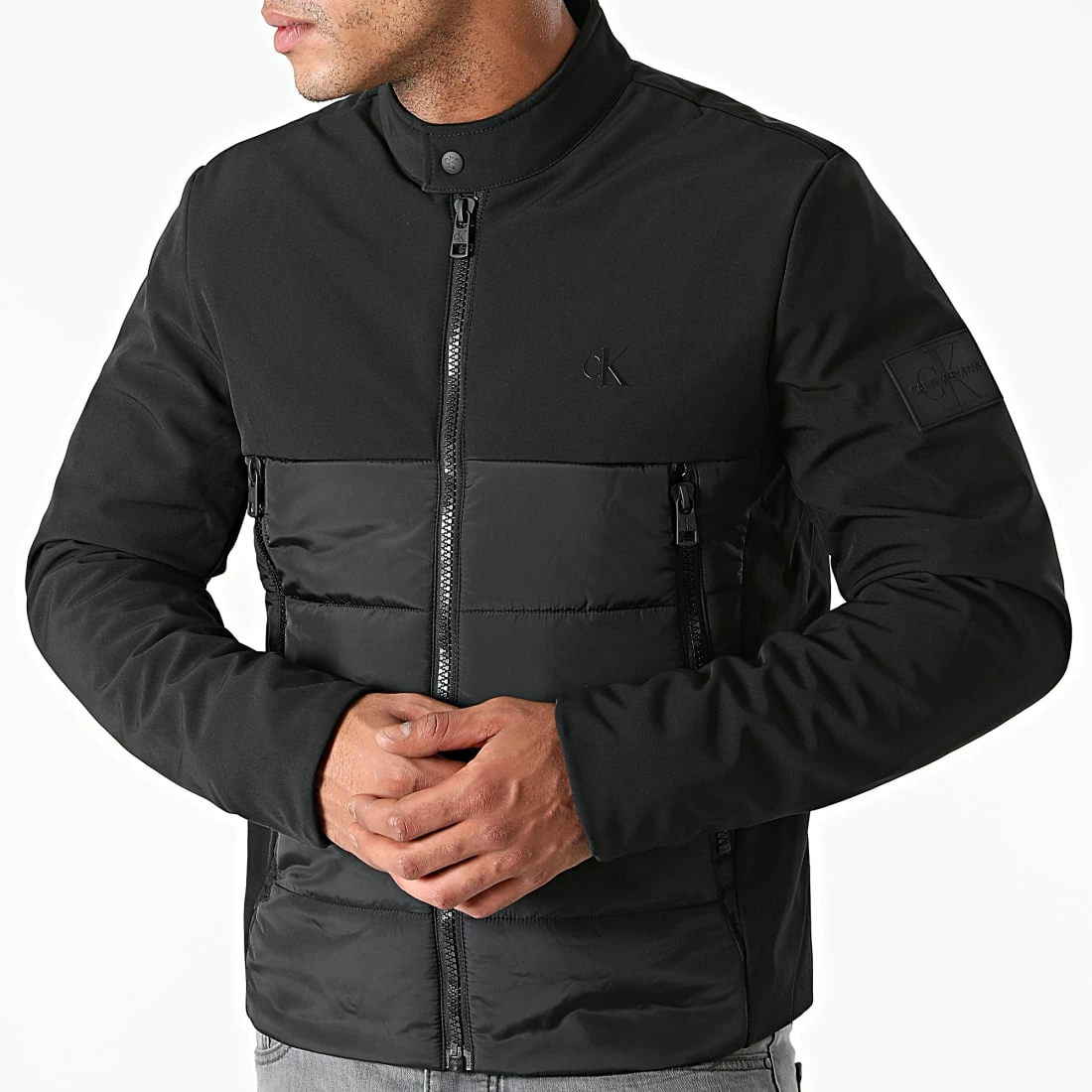 Budget 🧨 Veste Zippée Moto 8218 Noir de Calvin Klein ⌛ 3 Budget 🧨 Veste Zippée Moto 8218 Noir de Calvin Klein ⌛ – Image 3