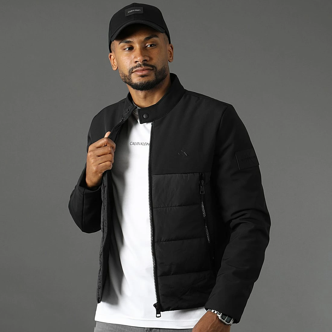 Budget 🧨 Veste Zippée Moto 8218 Noir de Calvin Klein ⌛ 6 Budget 🧨 Veste Zippée Moto 8218 Noir de Calvin Klein ⌛ – Image 6