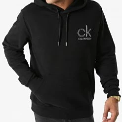 Sortie đ„ Sweat Capuche Metallic Logo 6726 Noir Argent de Calvin Klein â 6 Sortie đ„ Sweat Capuche Metallic Logo 6726 Noir Argent de Calvin Klein â -France Calvin Klein Soldes 2024 calvin klein 273043 K10K106726 0GK 20210813T124322 03