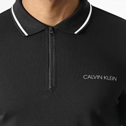 Coupon ⌛ Polo Manches Courtes 7420 Noir de Calvin Klein 🔔 -France Calvin Klein Soldes 2024 calvin klein 273860 K10K107420 BEH 20210930T161109 02