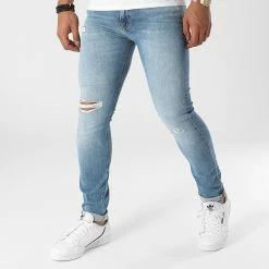 Sortie ❤️ Jean Skinny 8968 Bleu Denim de Calvin Klein 🥰