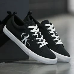 Promo 👏 Baskets Vulcanized Lace Up 0274 Black de Calvin Klein 🎁 10 Promo 👏 Baskets Vulcanized Lace Up 0274 Black de Calvin Klein 🎁 -France Calvin Klein Soldes 2024 calvin klein 277162 YM0YM00274 BEH 20210817T073526 05