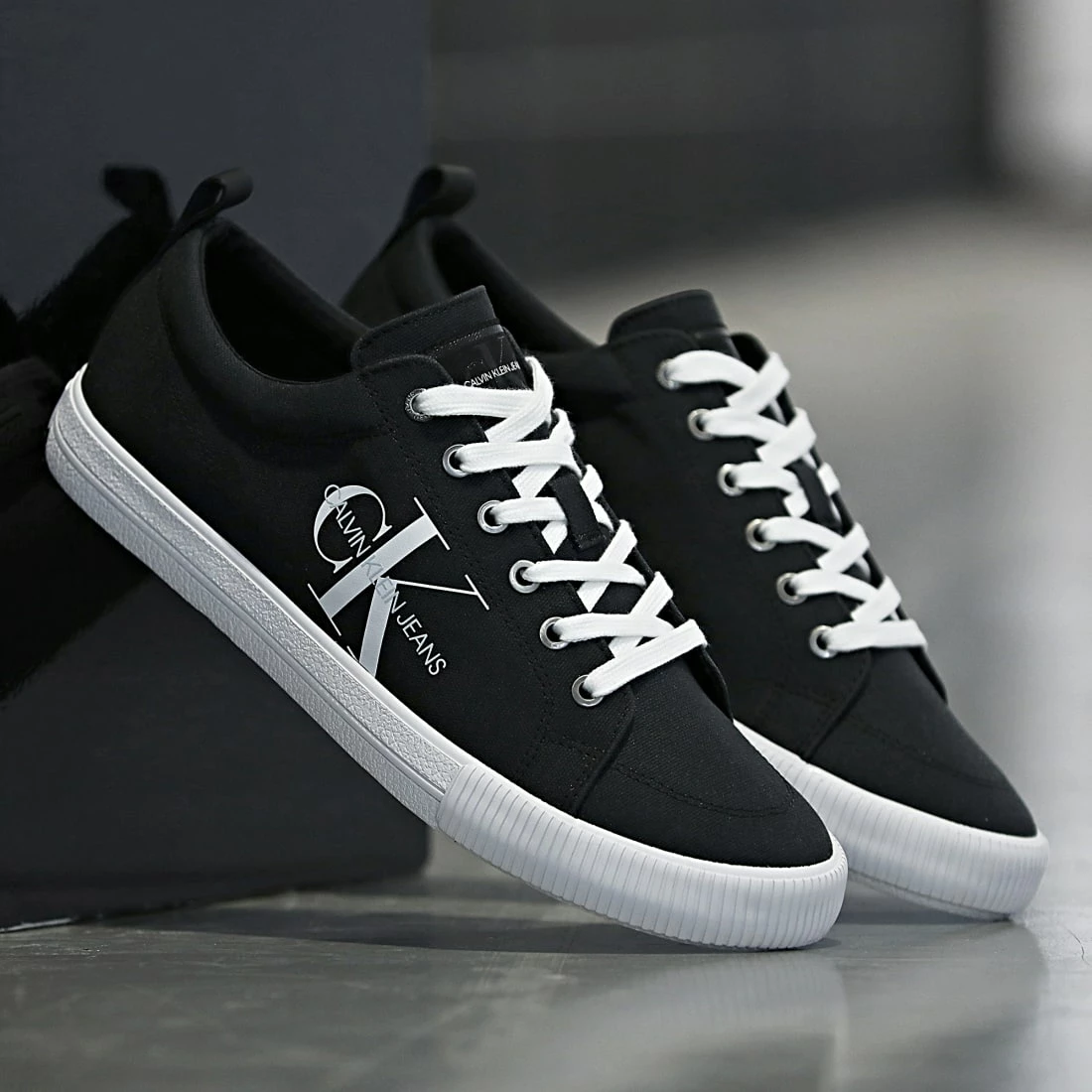 Promo 👏 Baskets Vulcanized Lace Up 0274 Black de Calvin Klein 🎁 5 Promo 👏 Baskets Vulcanized Lace Up 0274 Black de Calvin Klein 🎁 – Image 5