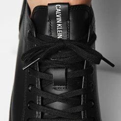 Tout neuf ✨ Baskets Essential Vulcanized Lace Up 0277 Triple Black de Calvin Klein ✔️ -France Calvin Klein Soldes 2024 calvin klein 277176 YM0YM00277 0GJ 20210805T152755 03