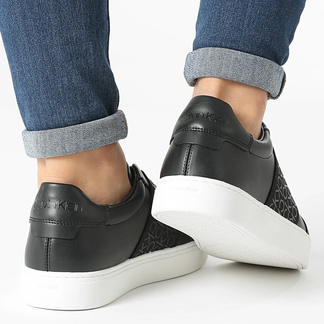 Meilleure affaire 😍 Baskets Femme Slip-On 0637 Black de Calvin Klein ⭐ 4 Meilleure affaire 😍 Baskets Femme Slip-On 0637 Black de Calvin Klein ⭐ – Image 4