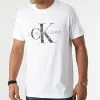 Le moins cher 💯 Tee 👕 Shirt 8723 Blanc Réfléchissant de Calvin Klein 💯