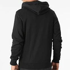 Acheter 🔥 Veste Zippée Capuche GMF1J407 Noir de Calvin Klein 🧨 -France Calvin Klein Soldes 2024 calvin klein 279419 GMF1J407 001 20210819T160109 04