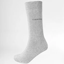 Budget 🧨 Lot De 3 Paires De Chaussettes 701218710 Gris Chiné de Calvin Klein ⭐ -France Calvin Klein Soldes 2024 calvin klein 279477 701218710 004 20210826T163710 04