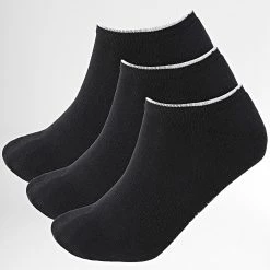 Le moins cher ⌛ Lot De 3 Paires De Chaussettes 701218724 Noir de Calvin Klein 🤩