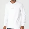 Top 10 👍 Sweat Crewneck Center Logo 7895 Blanc de Calvin Klein 😍