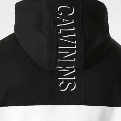 De gros 🛒 Sweat Capuche Colorblock Shadow 9364 Blanc Noir de Calvin Klein 😉 -France Calvin Klein Soldes 2024 calvin klein 280785 J30J319364 BEH 20210825T081453 03