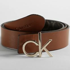 Coupon 🎉 Ceinture Femme Réversible Mono Mix CK Logo 8476 Marron de Calvin Klein 😍 -France Calvin Klein Soldes 2024 calvin klein 280797 60K608476 0HH 20210906T163149 04