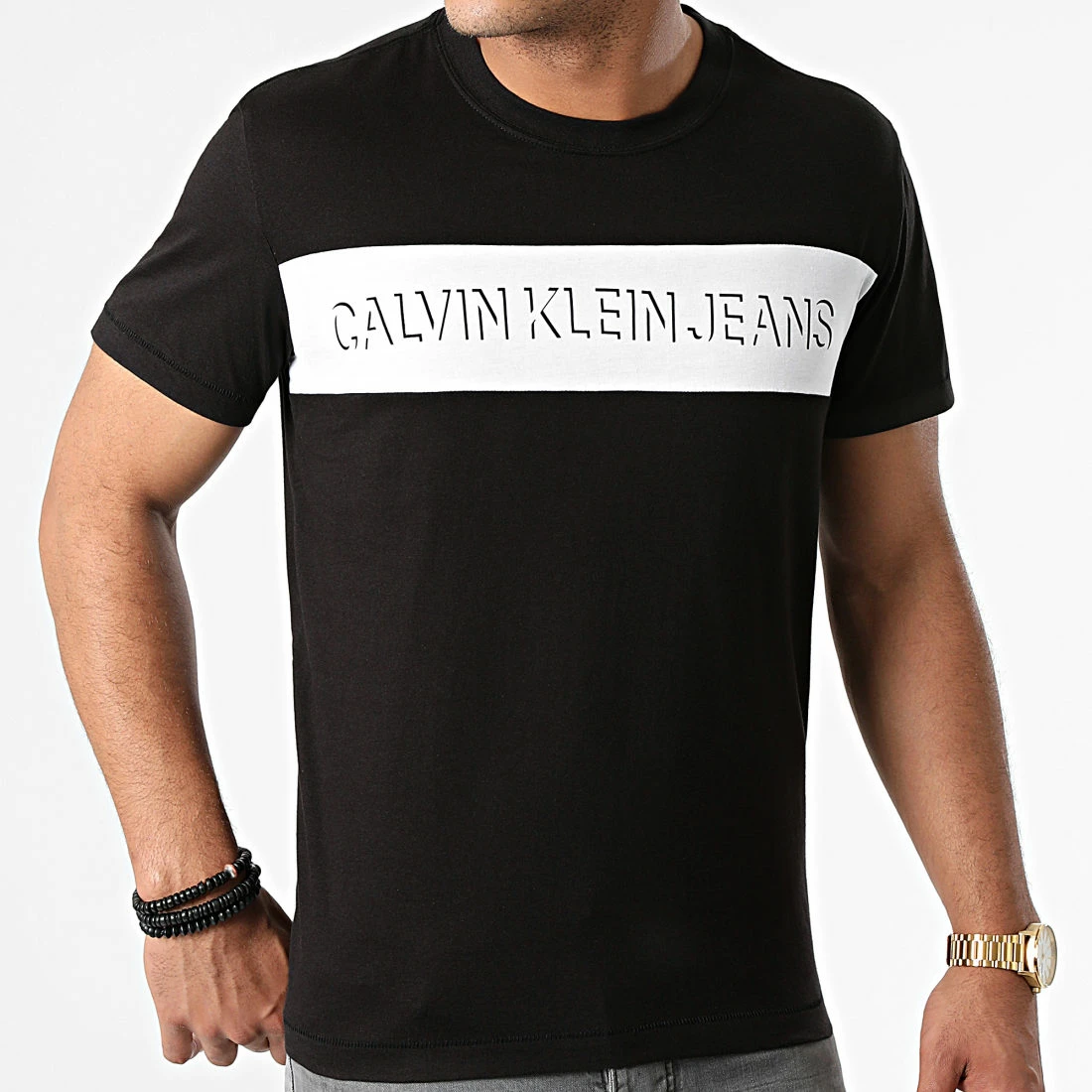 Top 10 😍 Tee 👚 Shirt 9296 Noir de Calvin Klein 🧨 1 Top 10 😍 Tee 👚 Shirt 9296 Noir de Calvin Klein 🧨