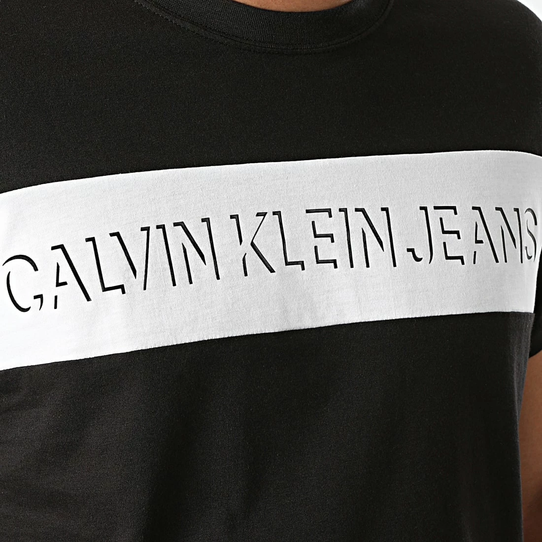 Top 10 😍 Tee 👚 Shirt 9296 Noir de Calvin Klein 🧨 2 Top 10 😍 Tee 👚 Shirt 9296 Noir de Calvin Klein 🧨 – Image 2