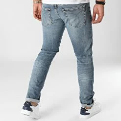 Meilleure vente 👍 Jean Slim 9015 Bleu Denim de Calvin Klein 🎁 -France Calvin Klein Soldes 2024 calvin klein 282249 J30J319015 1A4 20210913T152156 04