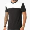 Promo ✔️ Tee 👕 Shirt Triple Colorblock 8183 Noir Bleu Marine Blanc de Calvin Klein 🤩