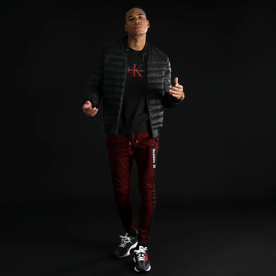 Promo ⭐ Tee 👚 Shirt Archival Monogram 8691 Noir de Calvin Klein 😍 5 Promo ⭐ Tee 👚 Shirt Archival Monogram 8691 Noir de Calvin Klein 😍 – Image 5