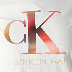 Tout neuf ⭐ Tee 👚 Shirt Femme 7289 Blanc de Calvin Klein 😀 -France Calvin Klein Soldes 2024 calvin klein 288141 J20J217289 YAF 20211014T160205 02